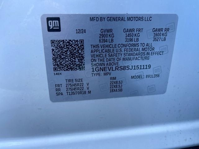 2025 Chevrolet Traverse RS