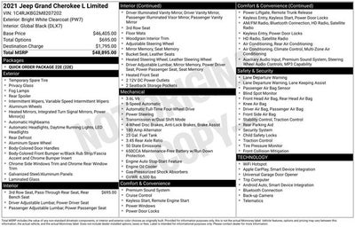 2021 Jeep Grand Cherokee L Limited 4x4