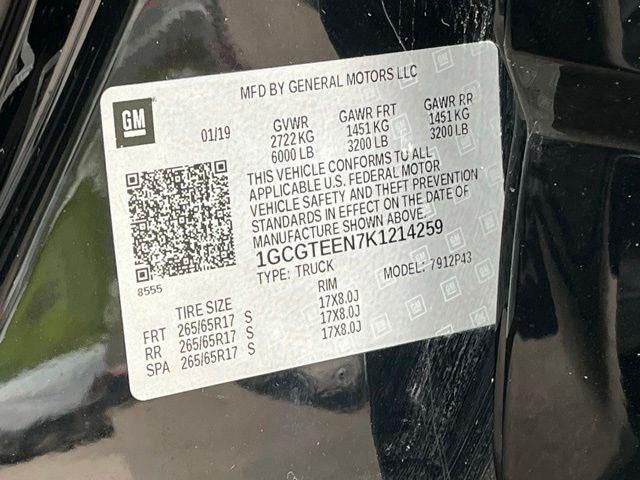 2019 Chevrolet Colorado ZR2