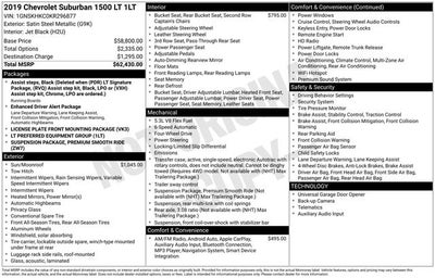 2019 Chevrolet Suburban LT