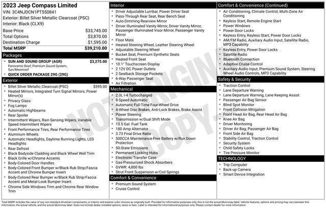 2023 Jeep Compass Limited