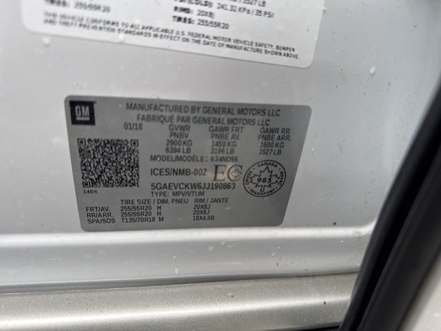 2018 Buick Enclave Avenir