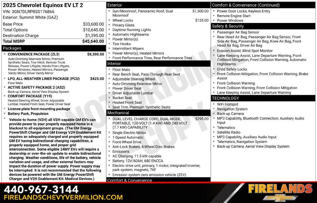 2025 Chevrolet Equinox EV LT