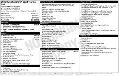 2026 Buick Encore GX Sport Touring