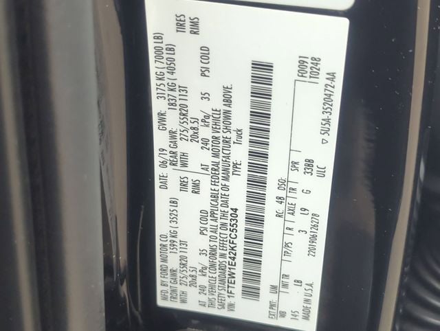 2019 Ford F-150 LARIAT