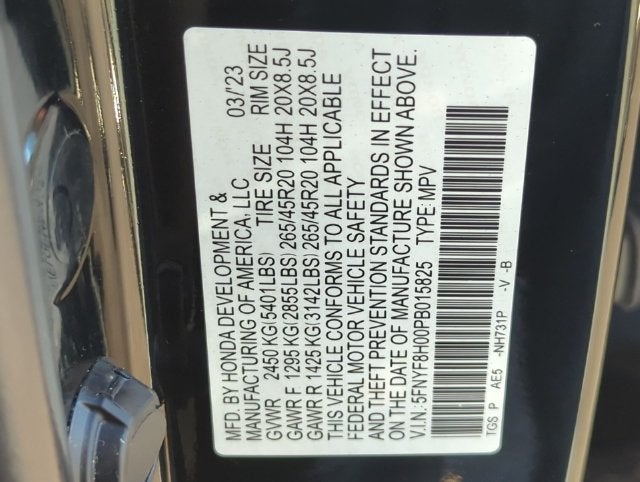 2023 Honda Passport AWD Elite