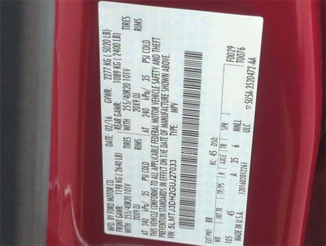 2016 Lincoln MKC Reserve