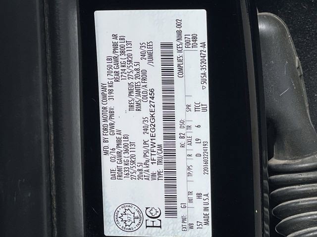 2016 Ford F-150 LARIAT