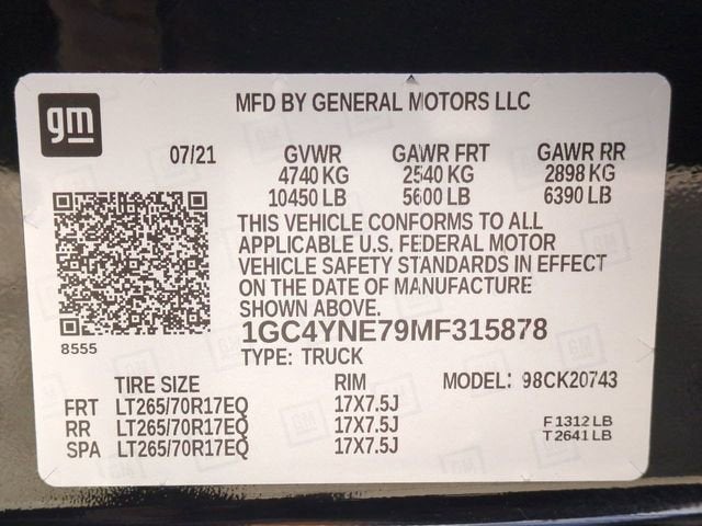 2021 Chevrolet Silverado 2500 HD LT