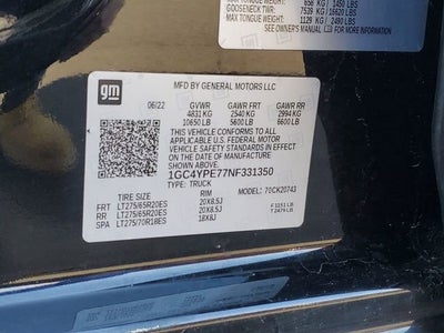 2022 Chevrolet Silverado 2500 HD LTZ