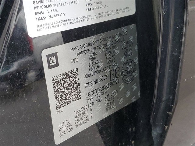 2019 Chevrolet Colorado 4WD Z71