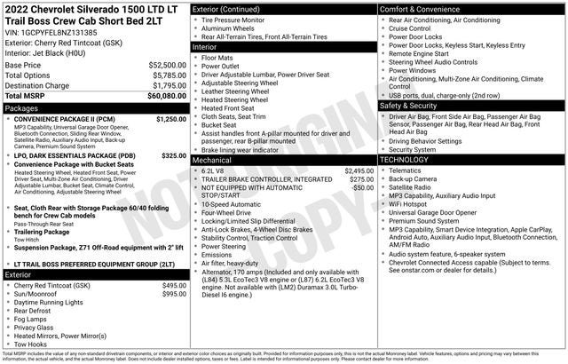 2022 Chevrolet Silverado 1500 LTD LT Trail Boss