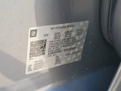 2019 Chevrolet Tahoe LT