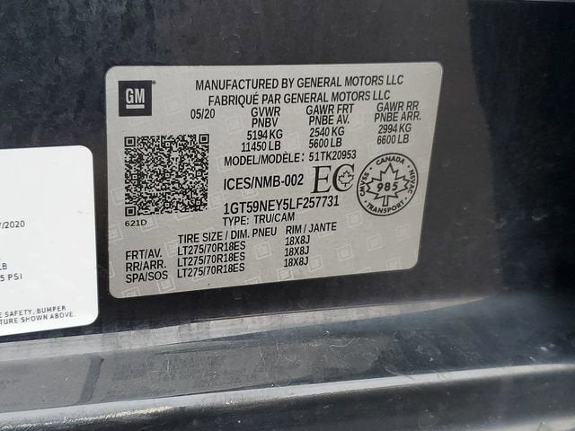 2020 GMC Sierra 2500 HD SLT