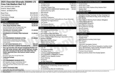 2025 Chevrolet Silverado 2500 HD LTZ