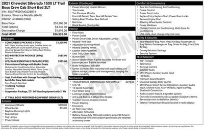 2021 Chevrolet Silverado 1500 LT Trail Boss