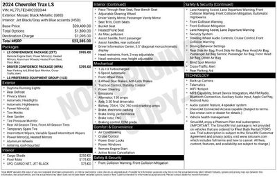 2024 Chevrolet Trax LS
