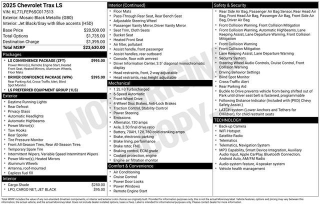 2025 Chevrolet Trax LS