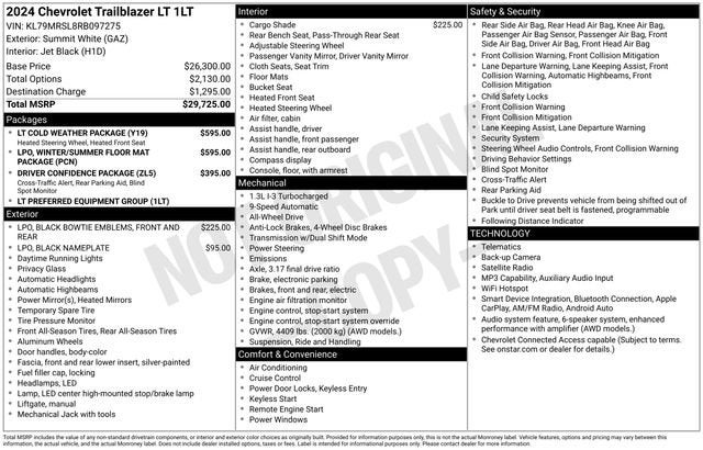 2024 Chevrolet Trailblazer LT