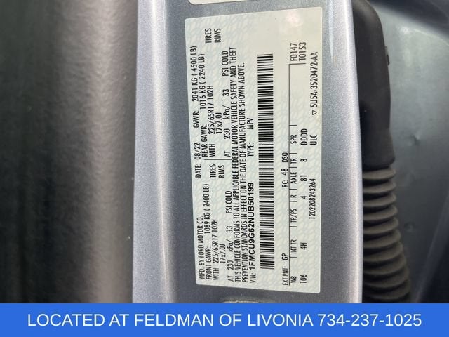 2022 Ford Escape SE