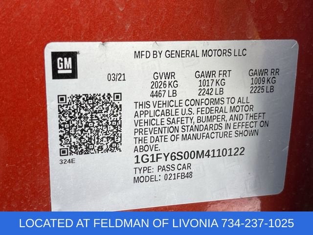 2021 Chevrolet Bolt EV LT