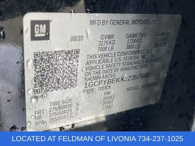 2020 Chevrolet Silverado 1500 Custom