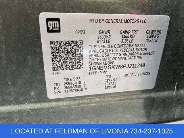 2023 Chevrolet Traverse LT Cloth