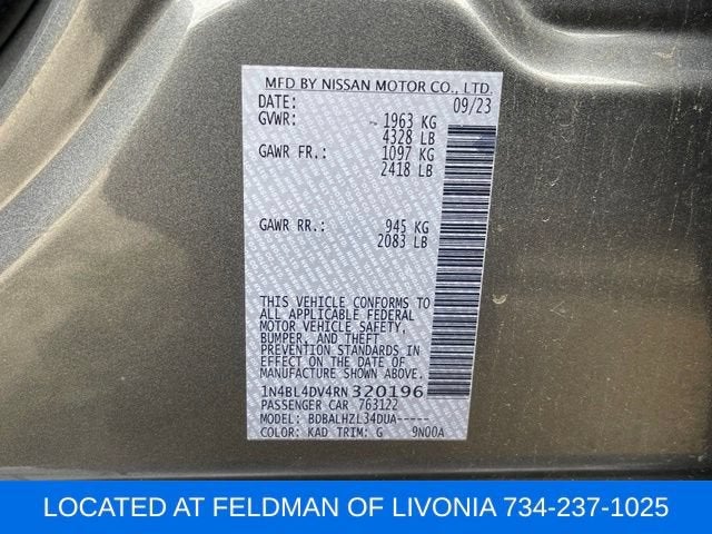 2024 Nissan Altima SV FWD