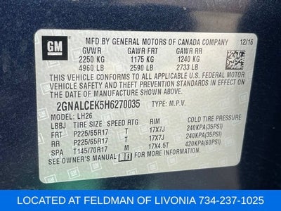 2017 Chevrolet Equinox LT