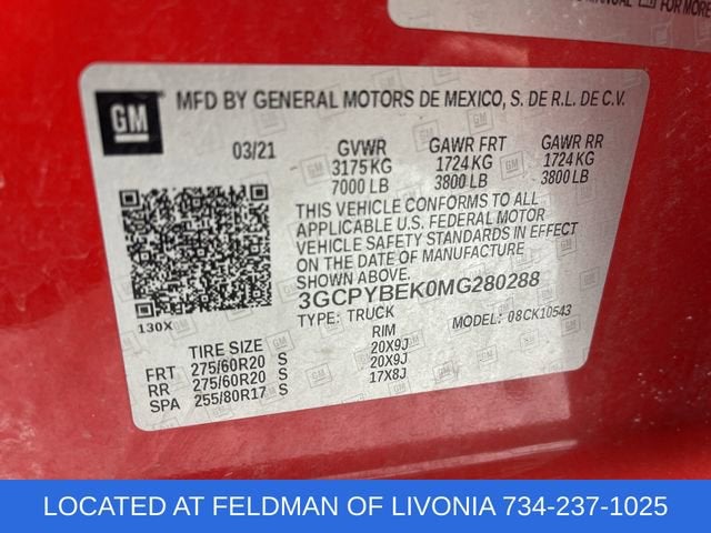 2021 Chevrolet Silverado 1500 Custom