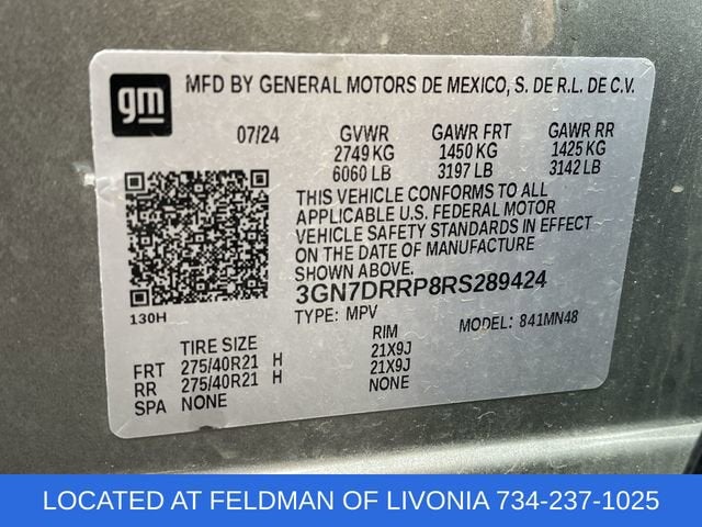 2024 Chevrolet Equinox EV 3RS