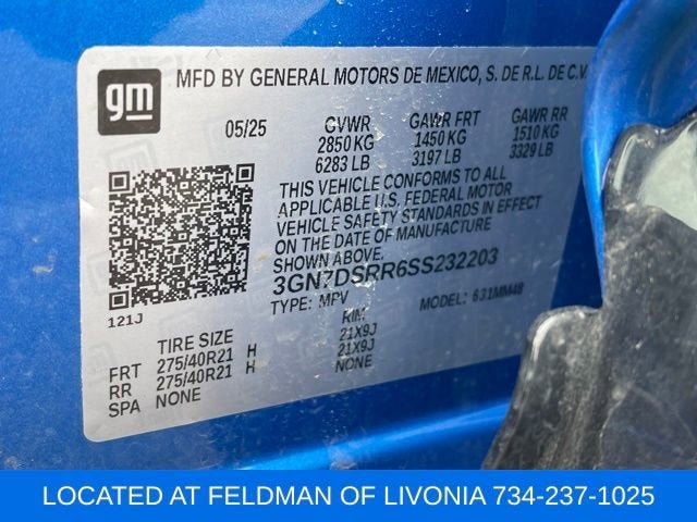 2025 Chevrolet Equinox EV RS