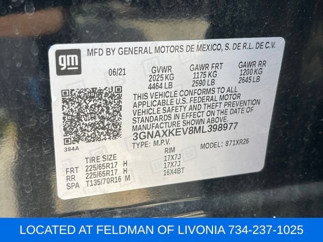 2021 Chevrolet Equinox LT