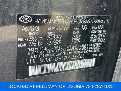 2021 Hyundai Santa Fe Limited
