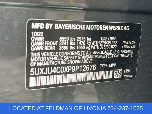 2023 BMW X5 M50i