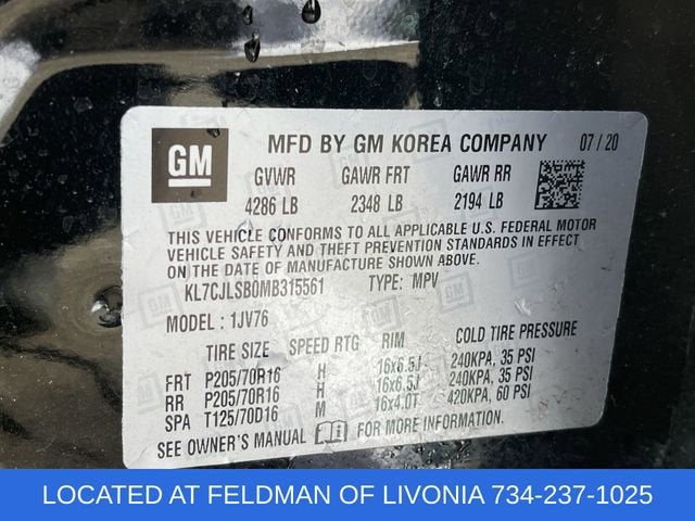 2021 Chevrolet Trax LT