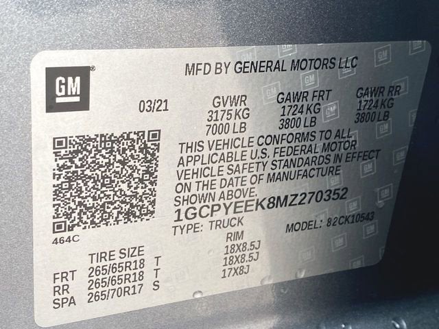 2021 Chevrolet Silverado 1500 RST