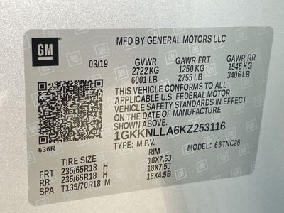 2019 GMC Acadia SLE