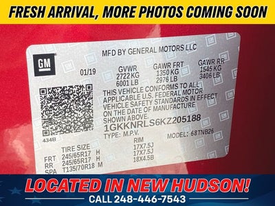 2019 GMC Acadia SLE