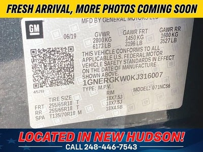 2019 Chevrolet Traverse LT Cloth