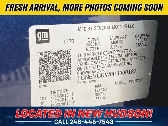 2023 Chevrolet Traverse LT Cloth
