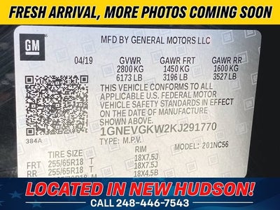 2019 Chevrolet Traverse LT Cloth