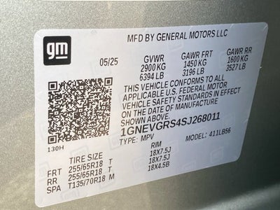 2025 Chevrolet Traverse LT