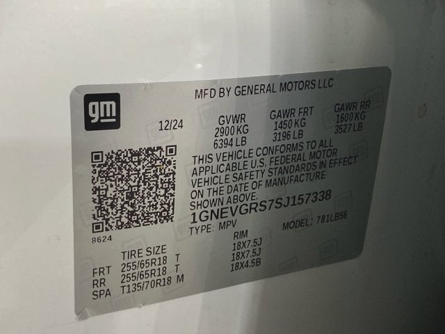 2025 Chevrolet Traverse LT