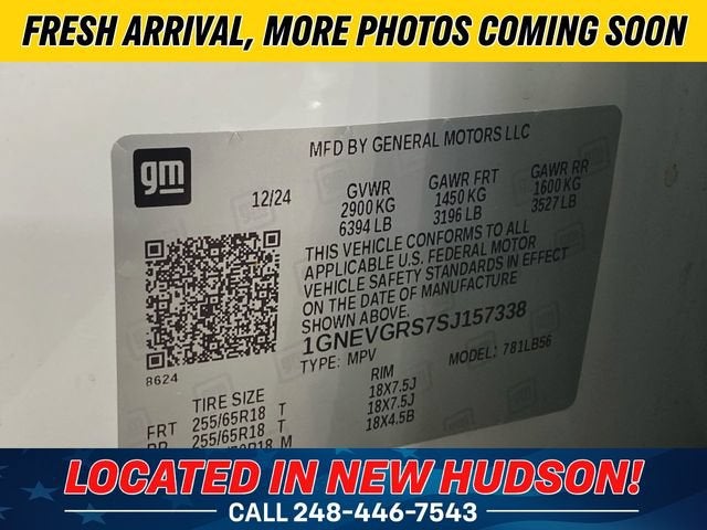 2025 Chevrolet Traverse LT