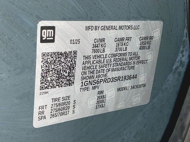 2025 Chevrolet Tahoe Z71