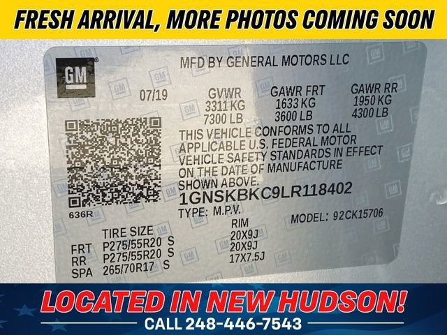 2020 Chevrolet Tahoe LT