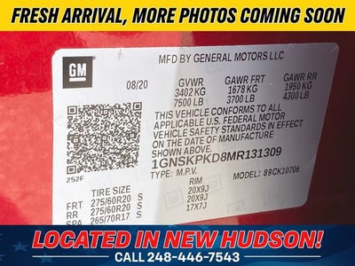 2021 Chevrolet Tahoe Z71
