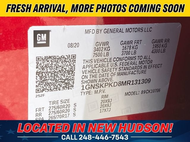 2021 Chevrolet Tahoe Z71