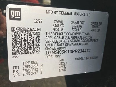 2023 Chevrolet Tahoe Premier